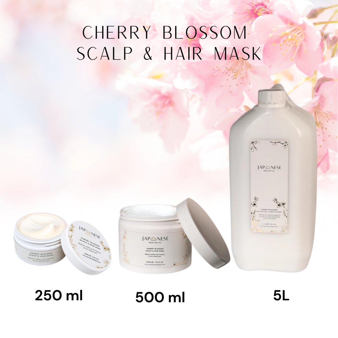 japanese head spa cherry blossom scalp care