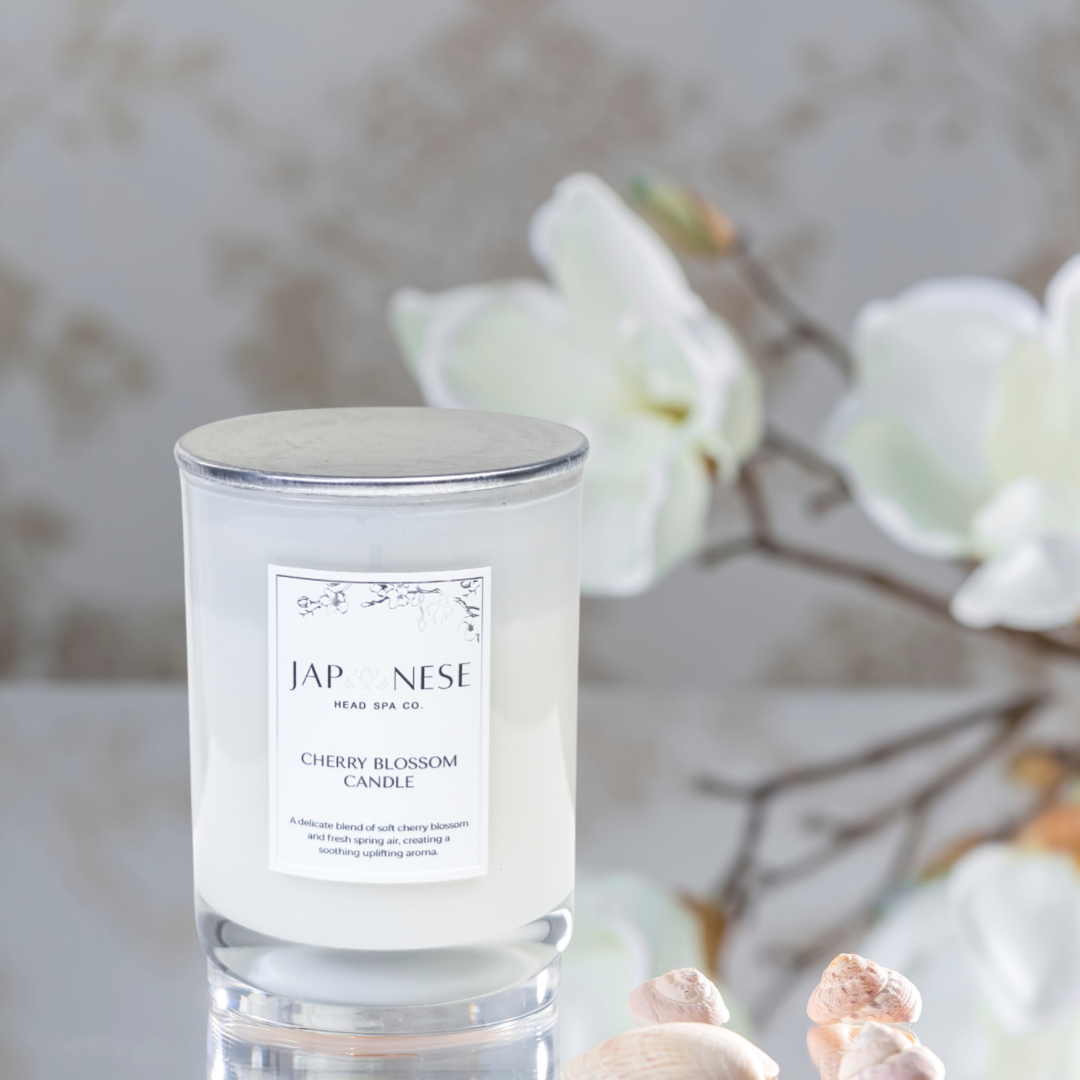 japanese head spa cherry blossom candle japanese head spa cherry blossom candle