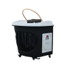 BLACK HYBRID CIRCLE UNIT (9) Japanese Head Spa Black Circle Hybrid Unit Plumbed (inc. Steamer, Steamer Hood & Water Heater)