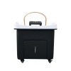 Japanese Head Spa Black Rectangle Hybrid Unit Plumbed (inc. Steamer, Steamer Hood & Water Heater)