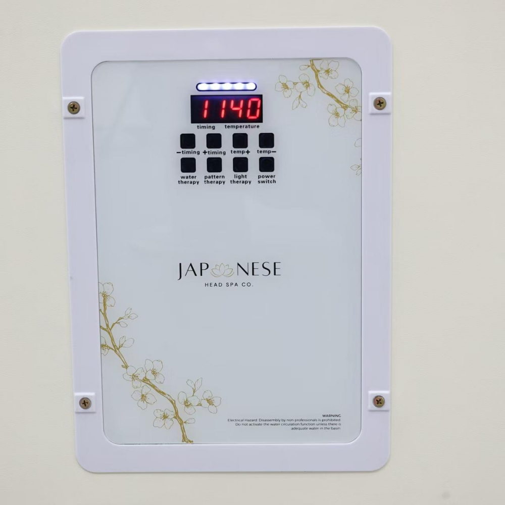 Japanese Head Spa Cream Full Bed Unit Plumbed (inc. Steamer, Steamer Hood & Water Heater)
