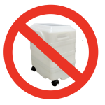 NO Mobile Drainage Slop Pail