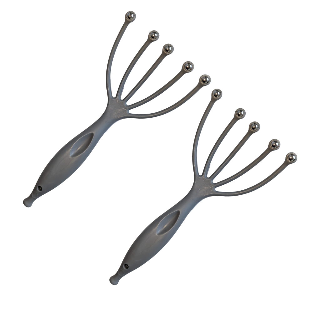 9 Grey 5 Claw Massager - 2pcs