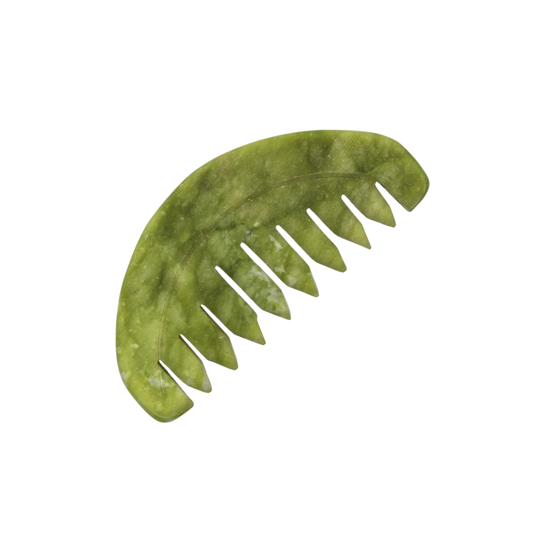 Green Jade Gua Sha Scalp Massage Tool Green Jade Gua Sha Scalp Massage Tool