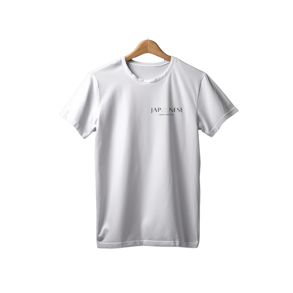 T shirt unisex Print Japanese Head Spa Co. T-Shirt Small (Front & Back Logos)