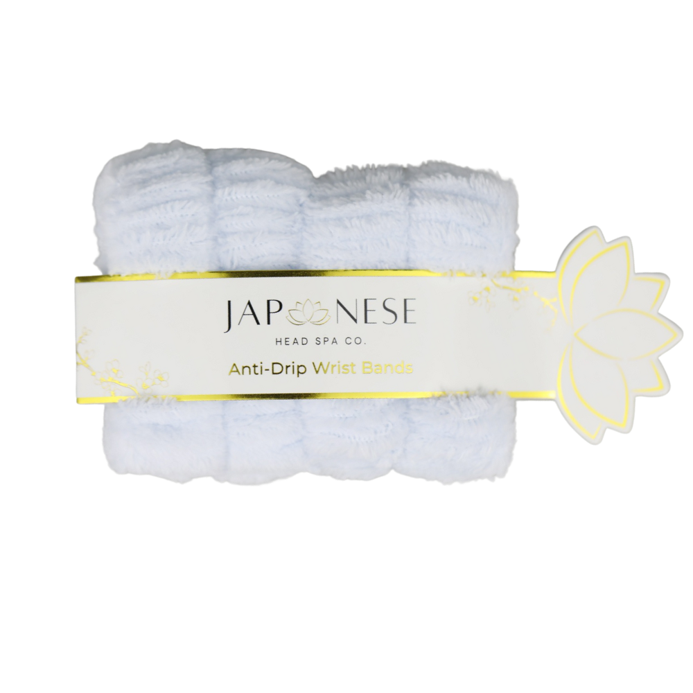 ANTI-WRIST BAND 2 Japanese Head Spa Anti-Drip Wrist Band- LIGHT BLUE