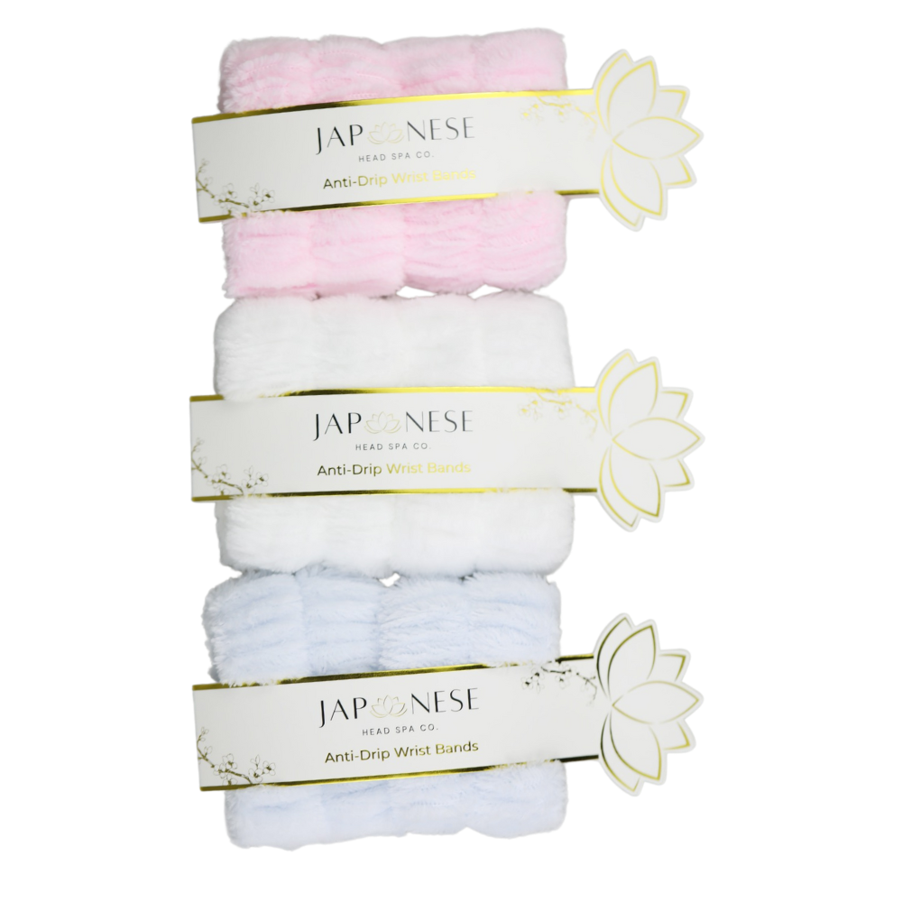 ANTI-WRIST BAND 6 Japanese Head Spa Anti-Drip Wrist Band- LIGHT BLUE