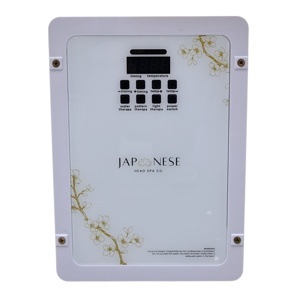Japanese Head Spa Cream Full Bed Unit with Gold Frame- Non-Plumbed