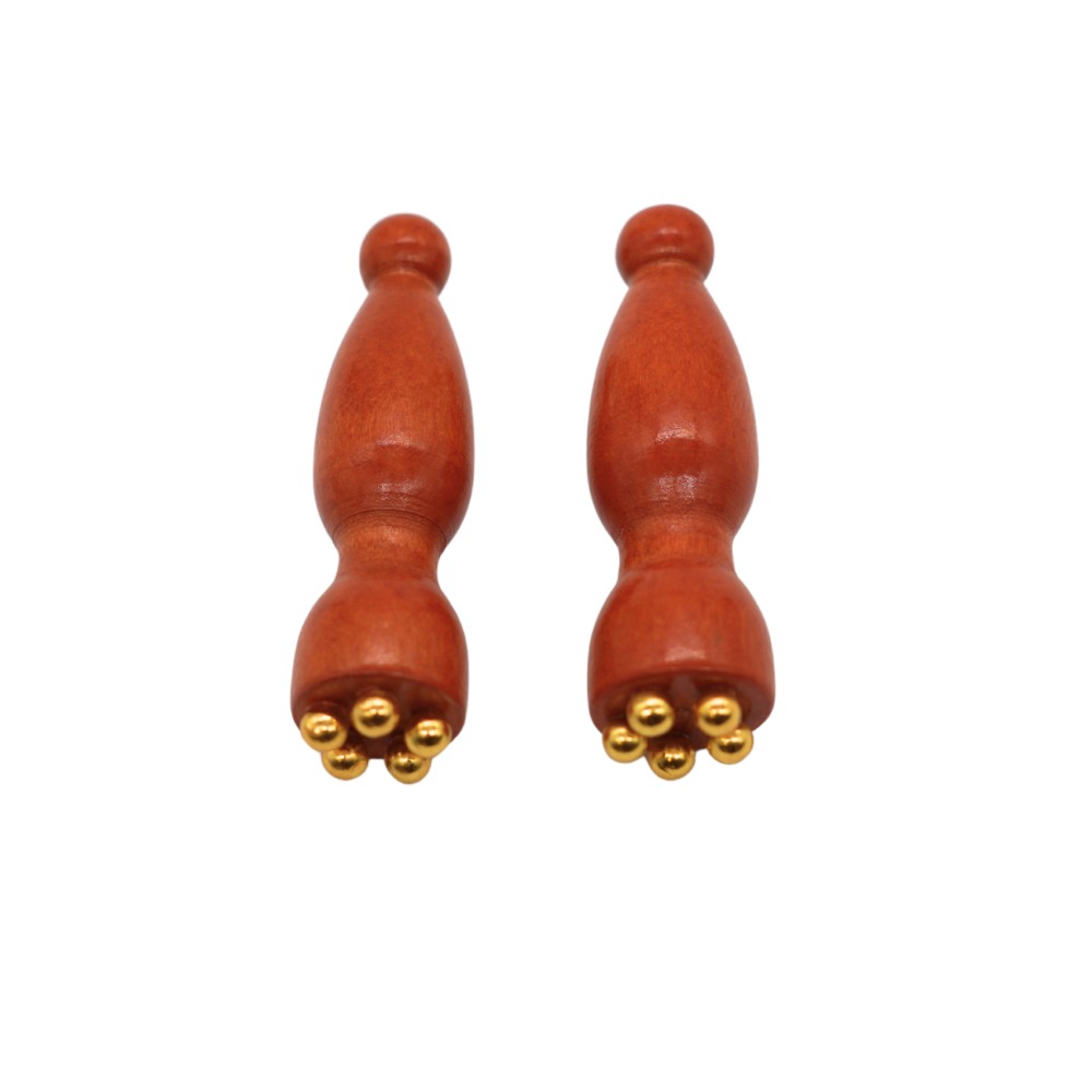 Wooden Face & Eye Massager (3) Wooden Face and Eye Pressure Point Massager (Pack of 2)