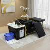 Japanese Head Spa Black Full Bed Unit with Gold Frame- Non-Plumbed