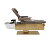 Img 2 INTRODUCTORY OFFER - Japanese Head Spa Fawn Full Bed with Foot Spa - **HEIGHT ADJUSTABLE** with Electric Back & Foot Rest (Plumbed) (inc. Steamer, Steamer Hood & 2 x Water Heater)