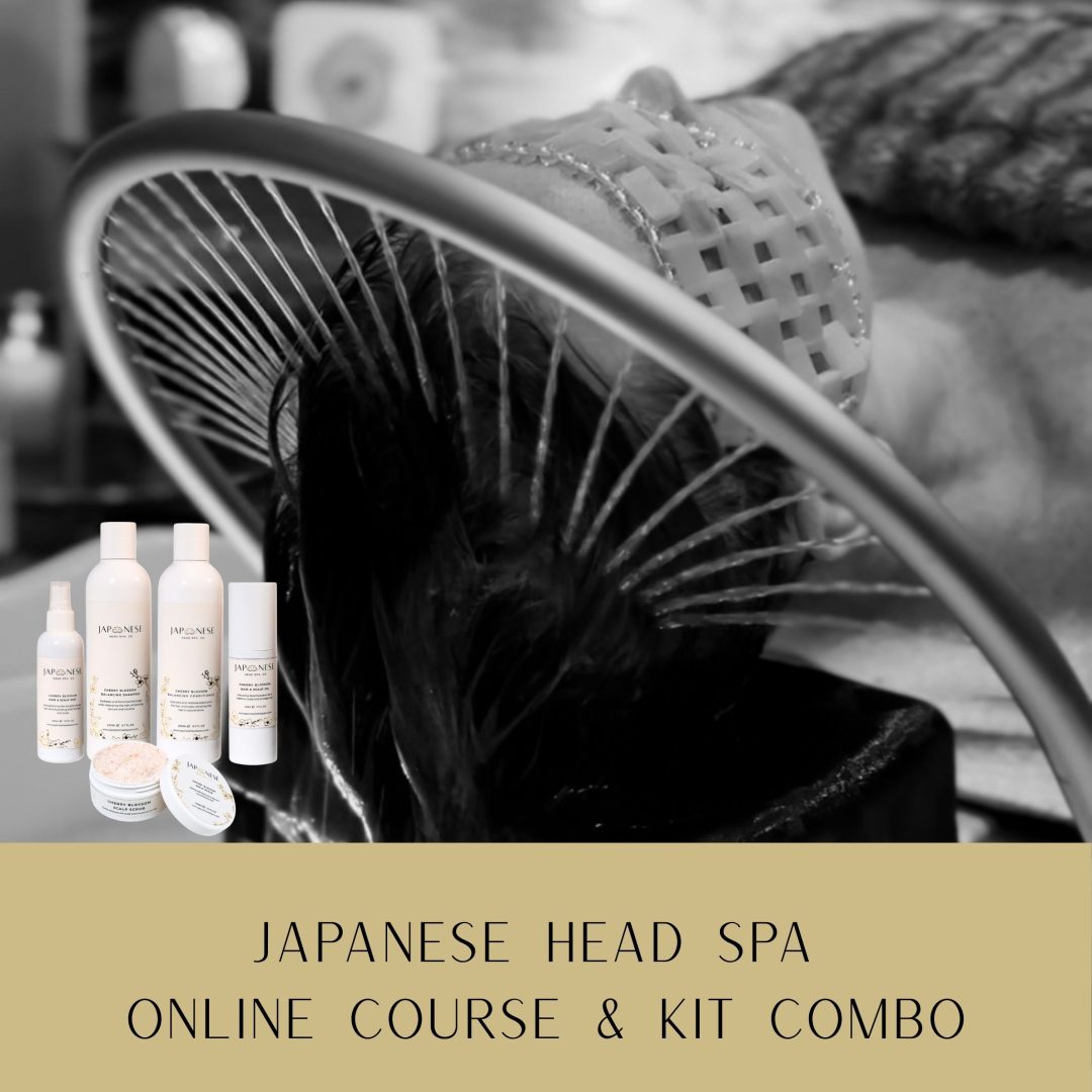 ONLINE JHS ONLINE Japanese Head Spa Course & Kit Combo