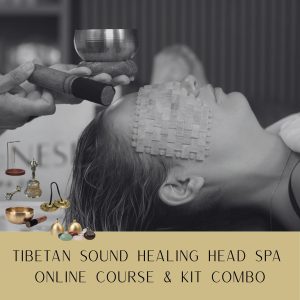 TSHS F2F ONLINE Tibetan Sound Healing Head Spa Course & Kit Combo